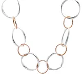 Collana Lunga con Cerchi Intrecciati 70+6cm, Quattro stagioni Quotidiano Tempo libero Da festa Vari Colori — foto 5
