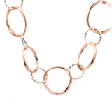 Collana Lunga con Cerchi Intrecciati 70+6cm, Quattro stagioni Quotidiano Tempo libero Da festa Vari Colori — foto 4