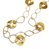 Collana Lunga a Catena con Anelli Intrecciati a Forma Irregolare 90+7cm, Quattro stagioni Quotidiano Tempo libero Vari Colori — foto 3