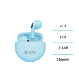Power Bank UNI-TWS Auricolare Bluetooth 5.3 mini Macaron(Stereo, 30+230mAh, Type-C) — foto 4