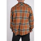 Camicie(U) Uomo Camicia Casual Uomo Autunno/Inverno Made in Italia Tempo libero Colore Unico Standard Bottoni — foto 4