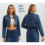 Giacche(D) Genere Giacca di Jeans Giacca Donna Primavera/Estate Made in Cina Quotidiano Colore Unico Standard — foto 1
