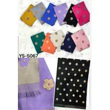 Sciarpe Donna Donna Autunno/Inverno Made in Cina Quotidiano Vari Colori Pesante In Stoffa — foto 1