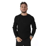 Maglierie&Felpe(U) Uomo Maglione di Pile Uomo Uomo Autunno/Inverno Made in Italia Tempo libero Colore Unico Standard Senza Chiusura — foto 5
