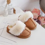 Ciabatte Bambini Autunno/Inverno Made in Cina Quotidiano Piatto Tonda — foto 2