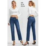 Jeans(D) Genere Jeans Larghi Donna Quattro stagioni Made in Cina Quotidiano Colore Unico Standard — foto 1