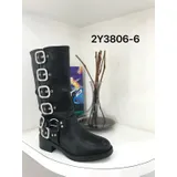 Stivali Classici Donna Autunno/Inverno Made in Cina Quotidiano Tacco Largo Tonda — foto 1