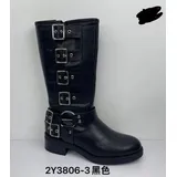 Stivali Classici Donna Autunno/Inverno Made in Cina Quotidiano Tacco Largo Tonda — foto 2