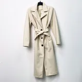 Cappotti Cappotti Classici Donna Autunno/Inverno Made in Italia Quotidiano Colore Unico Standard — foto 5
