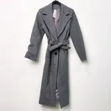 Cappotti Cappotti Classici Donna Autunno/Inverno Made in Italia Quotidiano Colore Unico Standard — foto 4