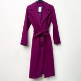 Cappotti Cappotti Classici Donna Autunno/Inverno Made in Italia Quotidiano Colore Unico Standard — foto 1