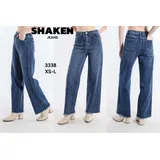 Jeans Larghi Donna Autunno/Inverno Made in Cina Tempo libero Colore Unico Standard — foto 1