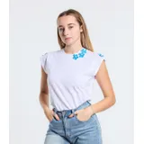 T-Shirt Donna Primavera/Estate Made in Italy Quotidiano Colore Unico Standard — foto 5