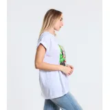 T-Shirt Donna Primavera/Estate  Quotidiano Colore Unico Standard — foto 3