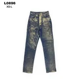 Jeans Slim Fit Donna Autunno/Inverno Made in Cina Tempo libero Vari Colori Standard — foto 3