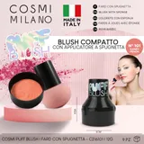 COSMI FARD CON SPUGNETTA PUFF BLUSH CON APPLICATORE COL. 101, MADE IN ITALY — foto 1