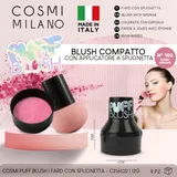 COSMI FARD CON SPUGNETTA  PUFF BLUSH CON APPLICATORE COL. 102, MADE IN ITALY — foto 1