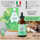 COSMI OLIO CORPO ALLA MENTA 100ML, MADE IN ITALY — foto 1
