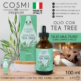 COSMI OLIO CORPO TEA TREE 100ML, MADE IN ITALY — foto 1