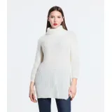 Pullover Pullover Donna Autunno/Inverno Made in Italia Quotidiano Colore Unico Standard — foto 1