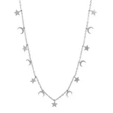 Collana Quattro stagioni Classica Con STELLA E MEZZALUNA 40+5cm — foto 1