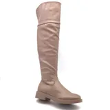 Stivali Classici Donna Autunno/Inverno Made in Cina Quotidiano Piatto Tonda — foto 3