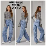 Jeans(D) Genere Jeans Larghi Donna Primavera Made in Cina Tempo libero Colore Unico Standard — foto 1