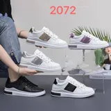 Sneakers basse Donna Autunno Made in Cina Tempo libero Vari Colori Plateau Anteriore Tonda — foto 5