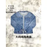 Giacche(D) Genere Giacca di Jeans Giacca Donna Quattro stagioni Made in Cina Tempo libero Colore Unico Standard — foto 1