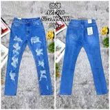 Jeans(D) Genere Jeans Larghi Donna Quattro stagioni Made in Cina Quotidiano Colore Unico Standard — foto 1