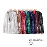 Giacca Blazer Giacca Donna Quattro stagioni Made in Cina Da festa Vari Colori Standard — foto 3