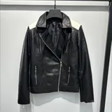 Giacche(U) Uomo Giacca di Pelle Uomo Primavera Made in Cina Vari Colori — foto 4