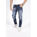 Jeans(U) Uomo Jeans Slim Fit Uomo Autunno/Inverno Made in Cina Tempo libero Colore Unico Standard — foto 1