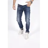 Jeans(U) Uomo Jeans Slim Fit Uomo Autunno/Inverno Made in Cina Tempo libero Colore Unico Standard — foto 1