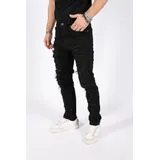 Jeans(U) Uomo Jeans Slim Fit Uomo Primavera/Estate Made in Cina Quotidiano Colore Unico Standard — foto 3