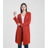 Cardigan Cardigan Donna Autunno/Inverno Made in Italia Quotidiano Colore Unico Standard — foto 1