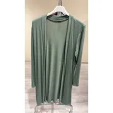 Cardigan Cardigan Donna Autunno/Inverno Made in Italia Quotidiano Colore Unico Standard — foto 2