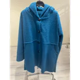 Cappotti Cappotti Classici Donna Autunno/Inverno Made in Italia Quotidiano Colore Unico Standard Bottoni — foto 4