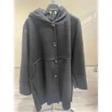 Cappotti Cappotti Classici Donna Autunno/Inverno Made in Italia Quotidiano Colore Unico Standard Bottoni — foto 2
