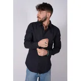 Camicie(U) Uomo Camicia Uomo Autunno/Inverno Made in Italia Quotidiano Colore Unico Standard Bottoni — foto 1