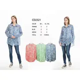 Camicia Canottiera Donna Primavera/Estate Made in Italia Quotidiano Vari Colori Standard — foto 1