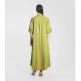 Vestiti Donna Primavera/Estate Made in Italia Quotidiano Colore Unico Standard Cotone — foto 4