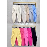 Pantaloni Donna Primavera Made in Italia Quotidiano Vari Colori Standard Cotone elastico — foto 1