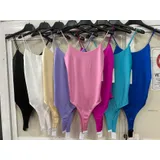 Canottiera Donna Primavera/Estate Made in Italia Quotidiano Vari Colori Standard — foto 1