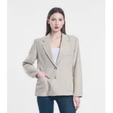 Giacca Blazer Giacca Donna Quattro stagioni Made in Cina Quotidiano Colore Unico Standard — foto 1