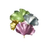 Spilla Foglie Smaltate 5.5cm, a Quattro stagioni Quotidiano Vari Colori — foto 1