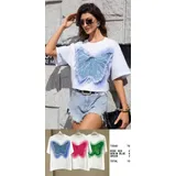 T-Shirt & Top(D) Genere T-Shirt Donna Autunno/Inverno Made in Cina Tempo libero Vari Colori Standard — foto 1