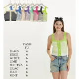 Canottiera Donna Quattro stagioni Made in Cina Vari Colori Standard — foto 1