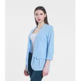 Giacca Blazer Giacca Donna Primavera/Estate Made in Italia Quotidiano Colore Unico Standard — foto 3