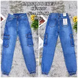 Jeans(D) Genere Jeans Larghi Donna Primavera/Estate Made in Cina Quotidiano Colore Unico Standard — foto 1